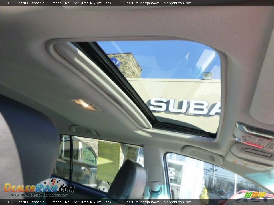 2012 Subaru Outback 2.5i Limited Ice Silver Metallic / Off Black Photo #10