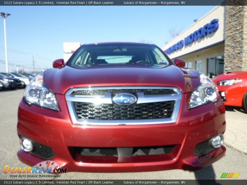 2013 Subaru Legacy 2.5i Limited Venetian Red Pearl / Off Black Leather Photo #2