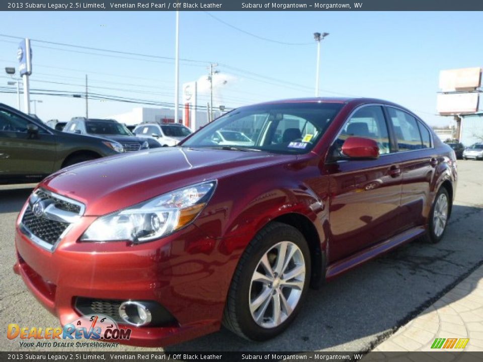 2013 Subaru Legacy 2.5i Limited Venetian Red Pearl / Off Black Leather Photo #3