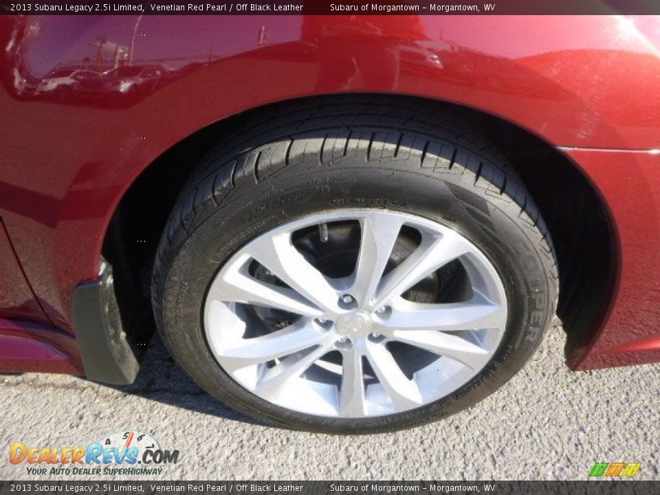 2013 Subaru Legacy 2.5i Limited Venetian Red Pearl / Off Black Leather Photo #8