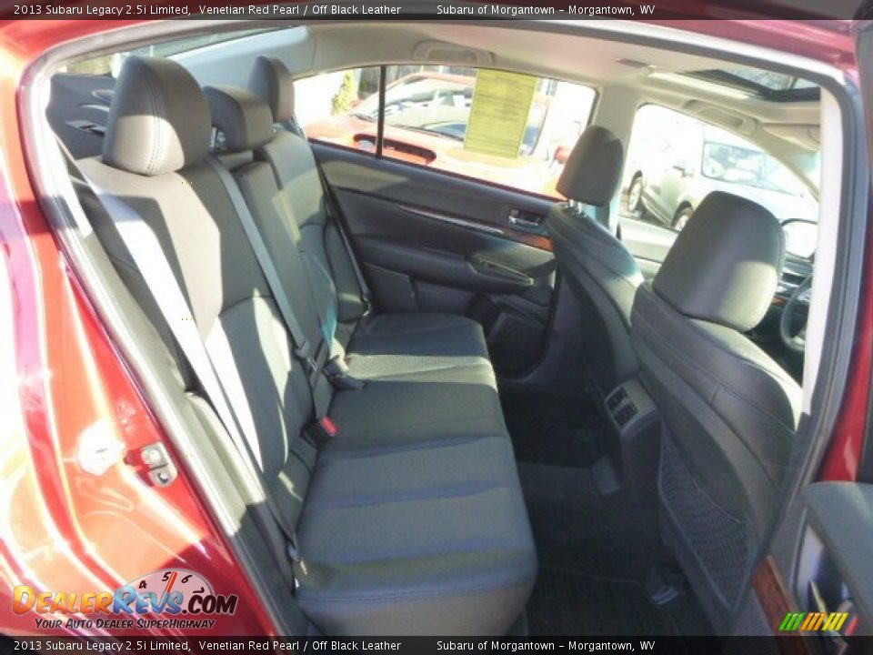 2013 Subaru Legacy 2.5i Limited Venetian Red Pearl / Off Black Leather Photo #12