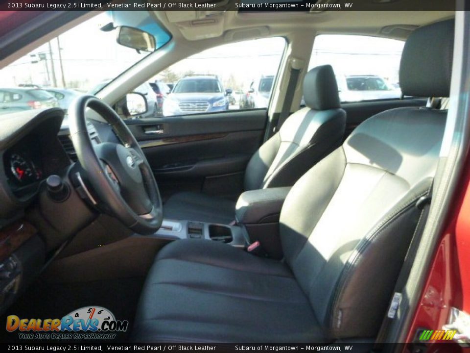 2013 Subaru Legacy 2.5i Limited Venetian Red Pearl / Off Black Leather Photo #13