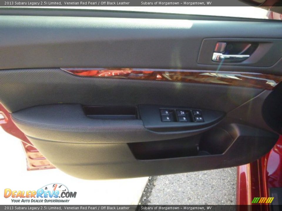 2013 Subaru Legacy 2.5i Limited Venetian Red Pearl / Off Black Leather Photo #16