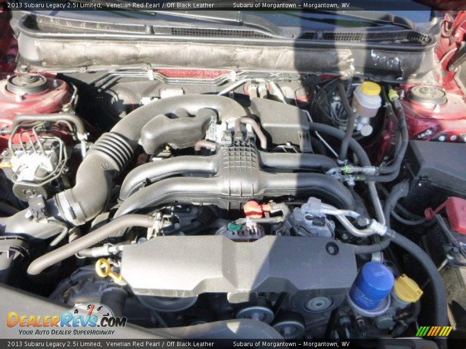 2013 Subaru Legacy 2.5i Limited Venetian Red Pearl / Off Black Leather Photo #17