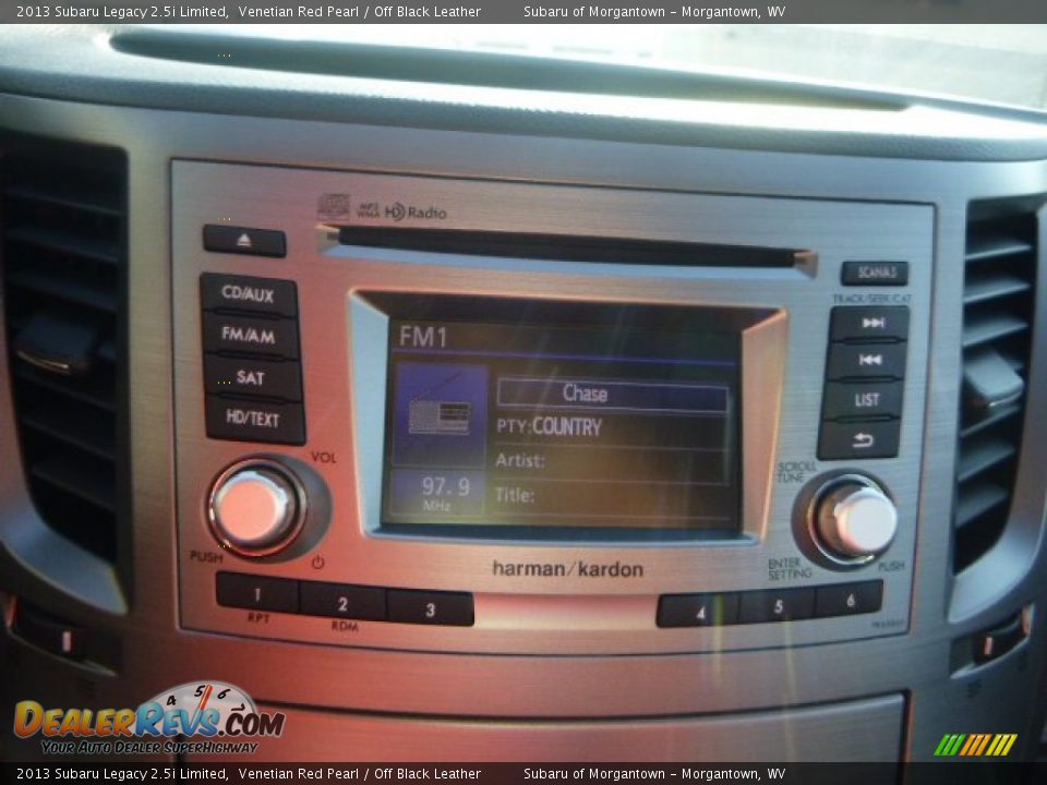2013 Subaru Legacy 2.5i Limited Venetian Red Pearl / Off Black Leather Photo #19