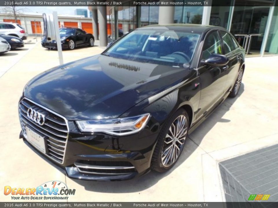 2016 Audi A6 3.0 TFSI Prestige quattro Mythos Black Metallic / Black Photo #3