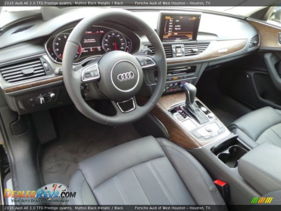Black Interior - 2016 Audi A6 3.0 TFSI Prestige quattro Photo #12