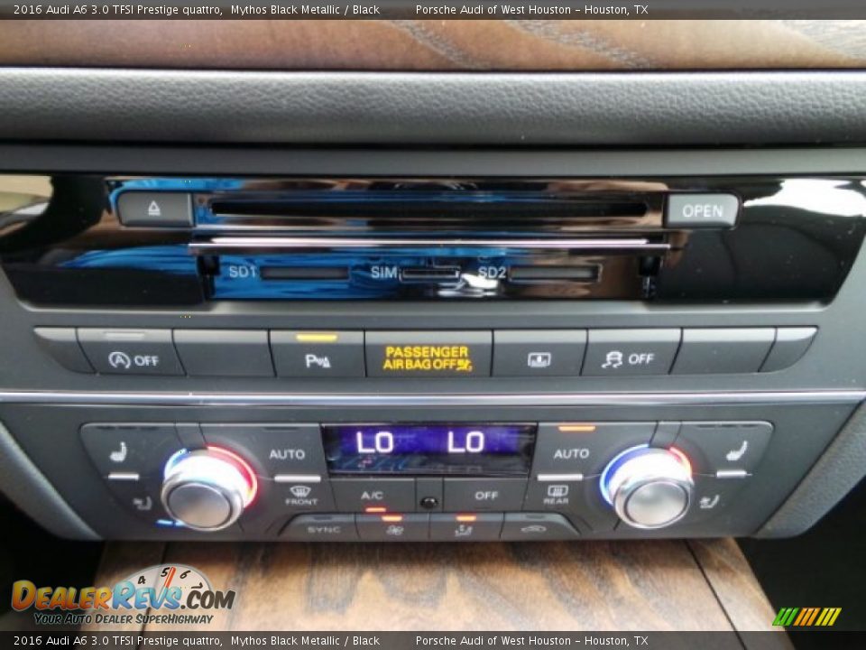 2016 Audi A6 3.0 TFSI Prestige quattro Mythos Black Metallic / Black Photo #22
