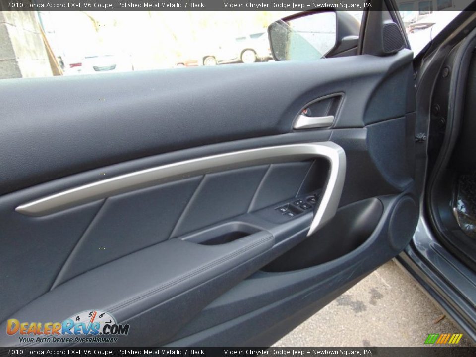 2010 Honda Accord EX-L V6 Coupe Polished Metal Metallic / Black Photo #14