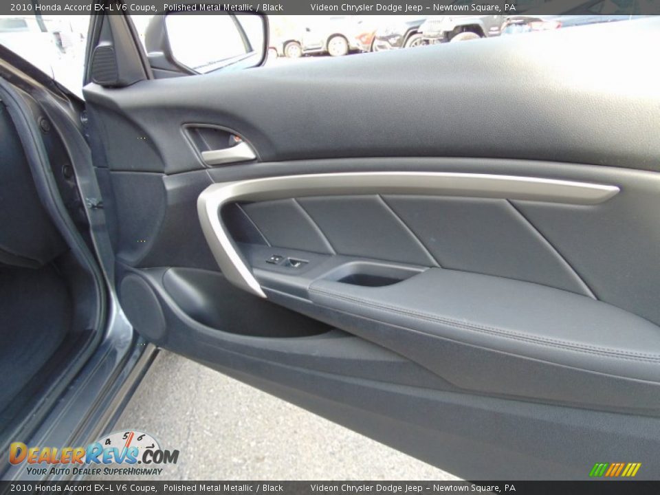 2010 Honda Accord EX-L V6 Coupe Polished Metal Metallic / Black Photo #18