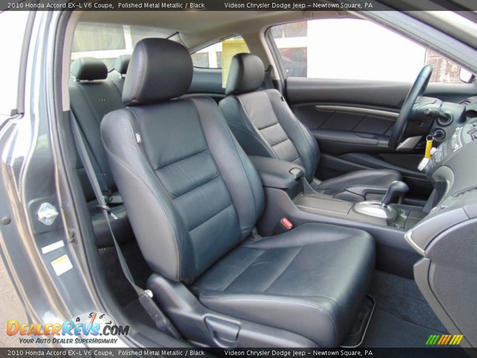 2010 Honda Accord EX-L V6 Coupe Polished Metal Metallic / Black Photo #20