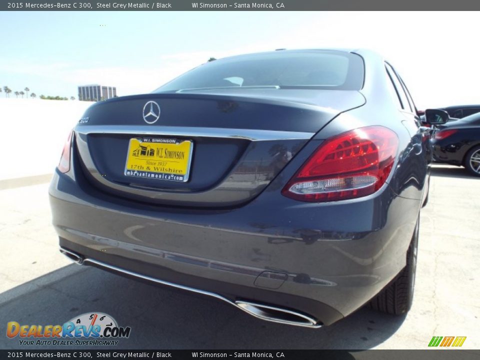 2015 Mercedes-Benz C 300 Steel Grey Metallic / Black Photo #4