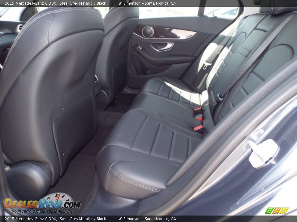 2015 Mercedes-Benz C 300 Steel Grey Metallic / Black Photo #8