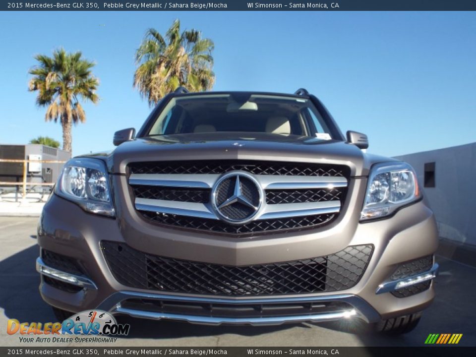 2015 Mercedes-Benz GLK 350 Pebble Grey Metallic / Sahara Beige/Mocha Photo #2
