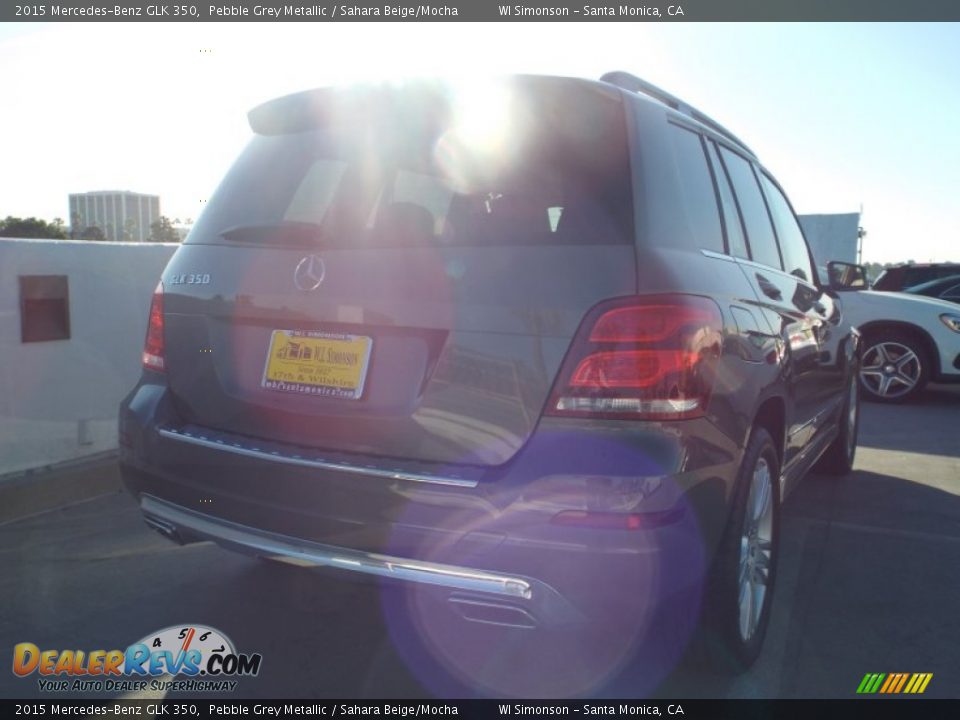 2015 Mercedes-Benz GLK 350 Pebble Grey Metallic / Sahara Beige/Mocha Photo #4