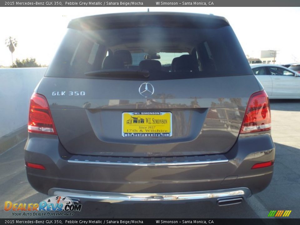 2015 Mercedes-Benz GLK 350 Pebble Grey Metallic / Sahara Beige/Mocha Photo #5