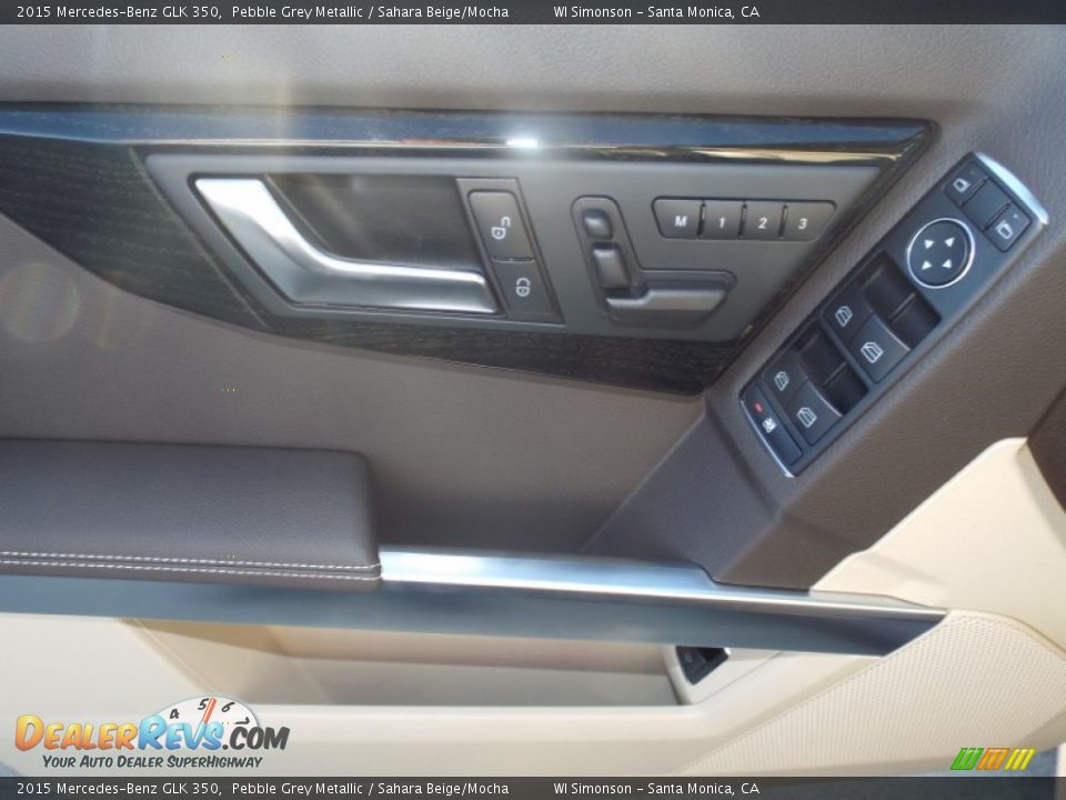 2015 Mercedes-Benz GLK 350 Pebble Grey Metallic / Sahara Beige/Mocha Photo #6