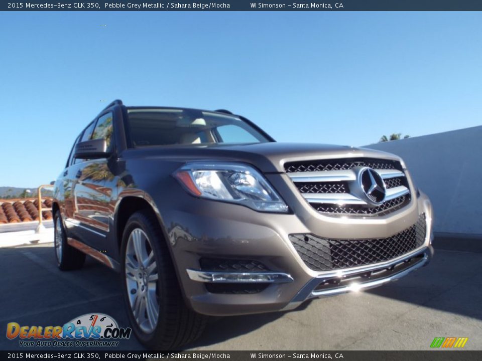 2015 Mercedes-Benz GLK 350 Pebble Grey Metallic / Sahara Beige/Mocha Photo #11