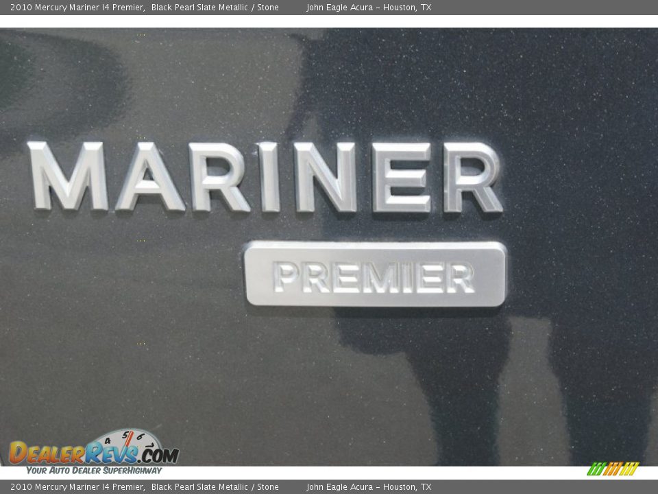 2010 Mercury Mariner I4 Premier Black Pearl Slate Metallic / Stone Photo #19