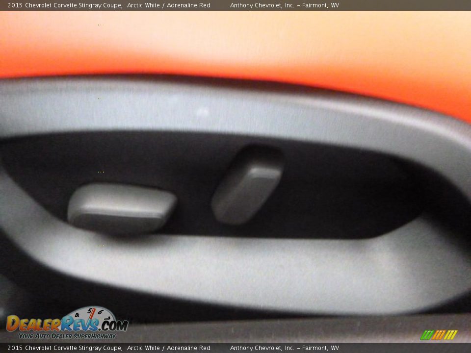 2015 Chevrolet Corvette Stingray Coupe Arctic White / Adrenaline Red Photo #13
