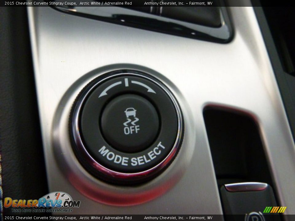 2015 Chevrolet Corvette Stingray Coupe Arctic White / Adrenaline Red Photo #19