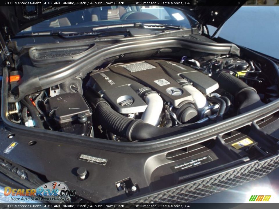 2015 Mercedes-Benz GL 63 AMG 4Matic Black / Auburn Brown/Black Photo #17