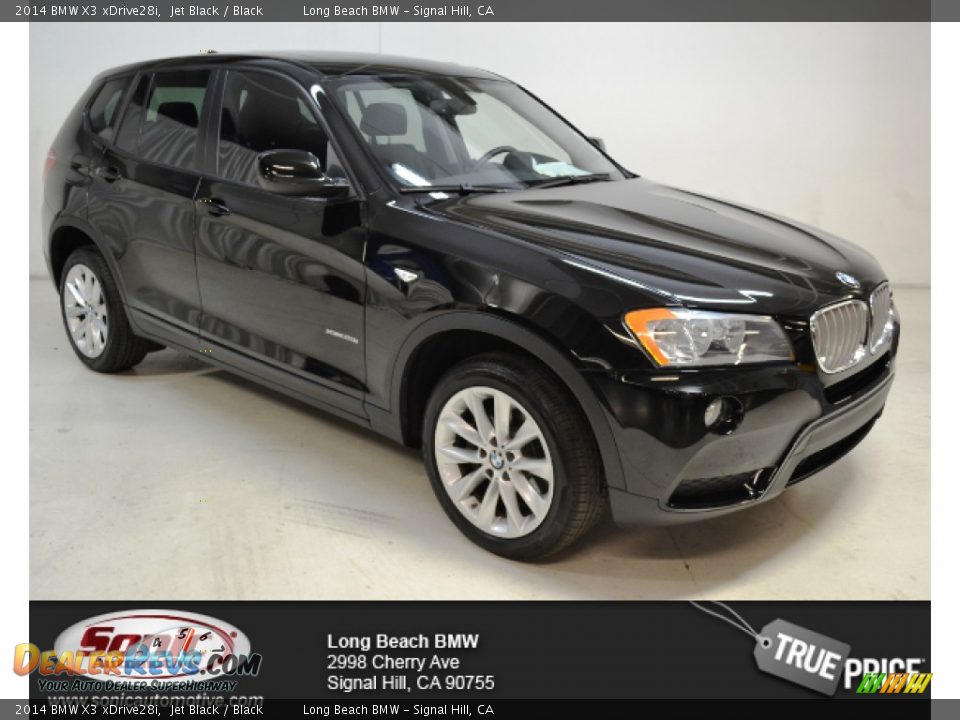 2014 BMW X3 xDrive28i Jet Black / Black Photo #1