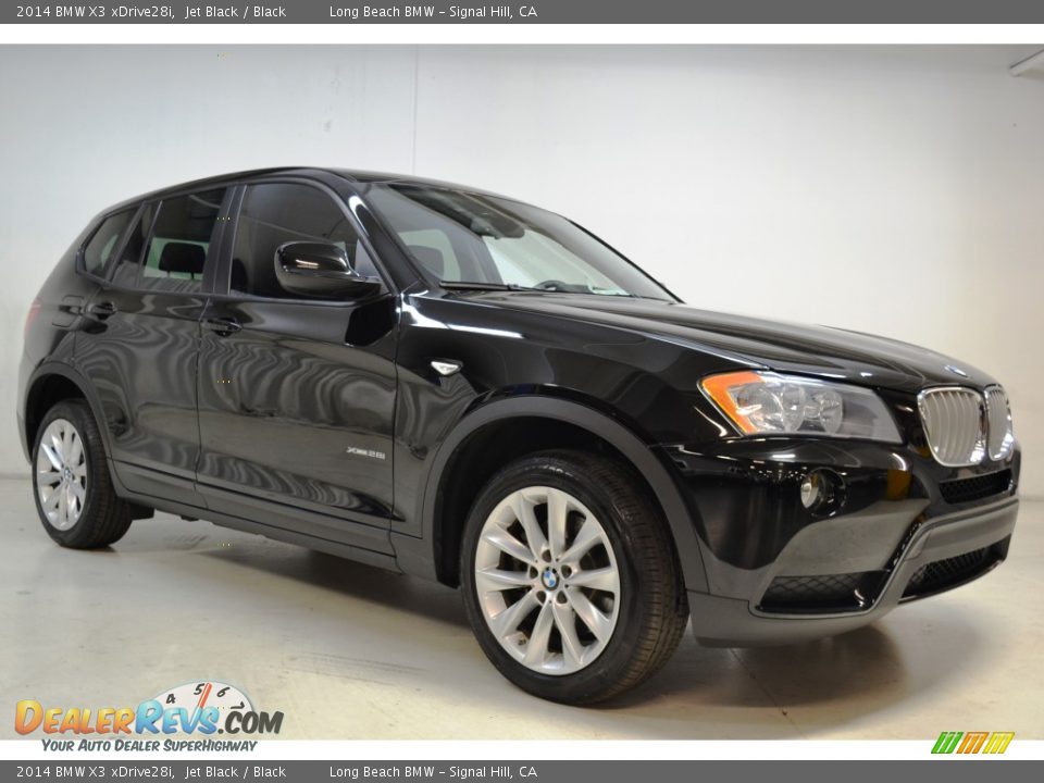 2014 BMW X3 xDrive28i Jet Black / Black Photo #2
