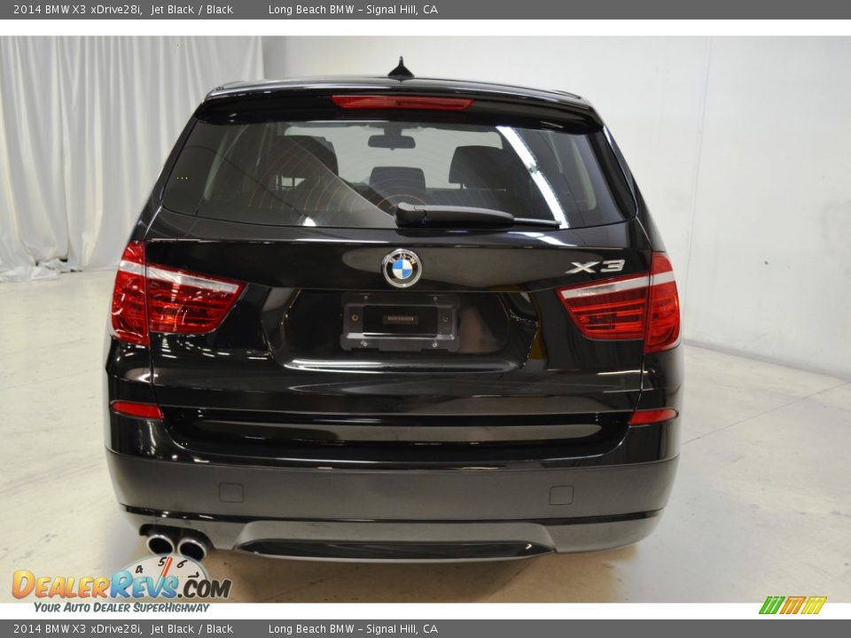 2014 BMW X3 xDrive28i Jet Black / Black Photo #7