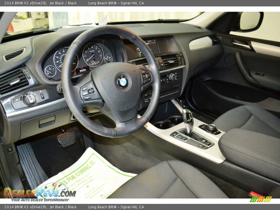 2014 BMW X3 xDrive28i Jet Black / Black Photo #12