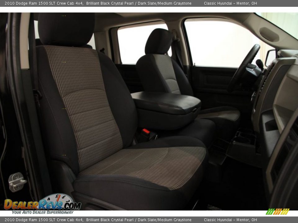 2010 Dodge Ram 1500 SLT Crew Cab 4x4 Brilliant Black Crystal Pearl / Dark Slate/Medium Graystone Photo #11
