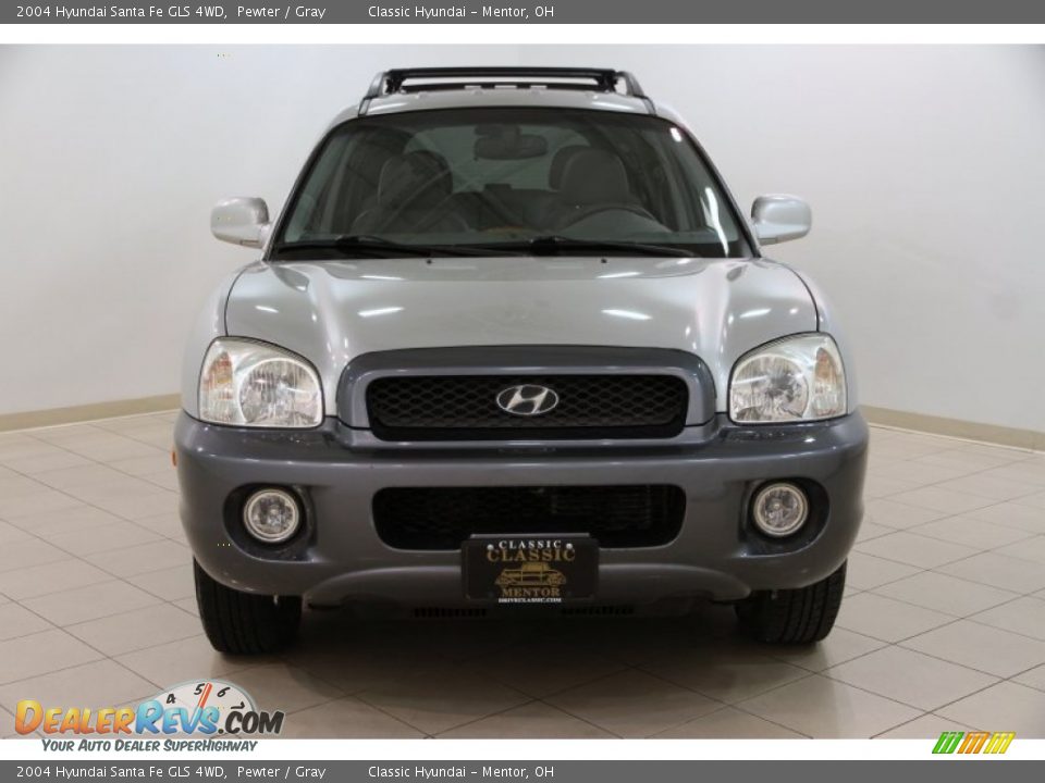 2004 Hyundai Santa Fe GLS 4WD Pewter / Gray Photo #2