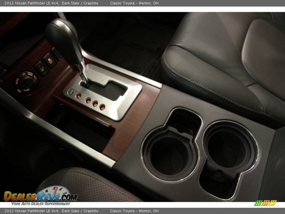 2012 Nissan Pathfinder LE 4x4 Dark Slate / Graphite Photo #17
