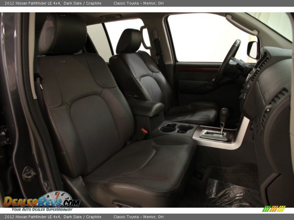 2012 Nissan Pathfinder LE 4x4 Dark Slate / Graphite Photo #18