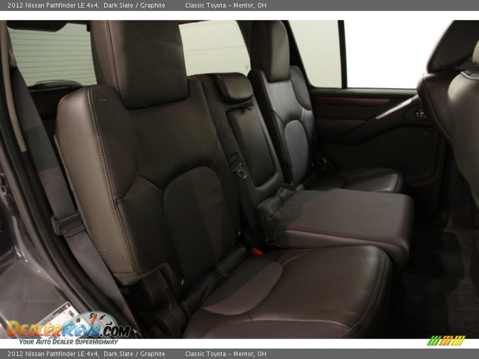 2012 Nissan Pathfinder LE 4x4 Dark Slate / Graphite Photo #19