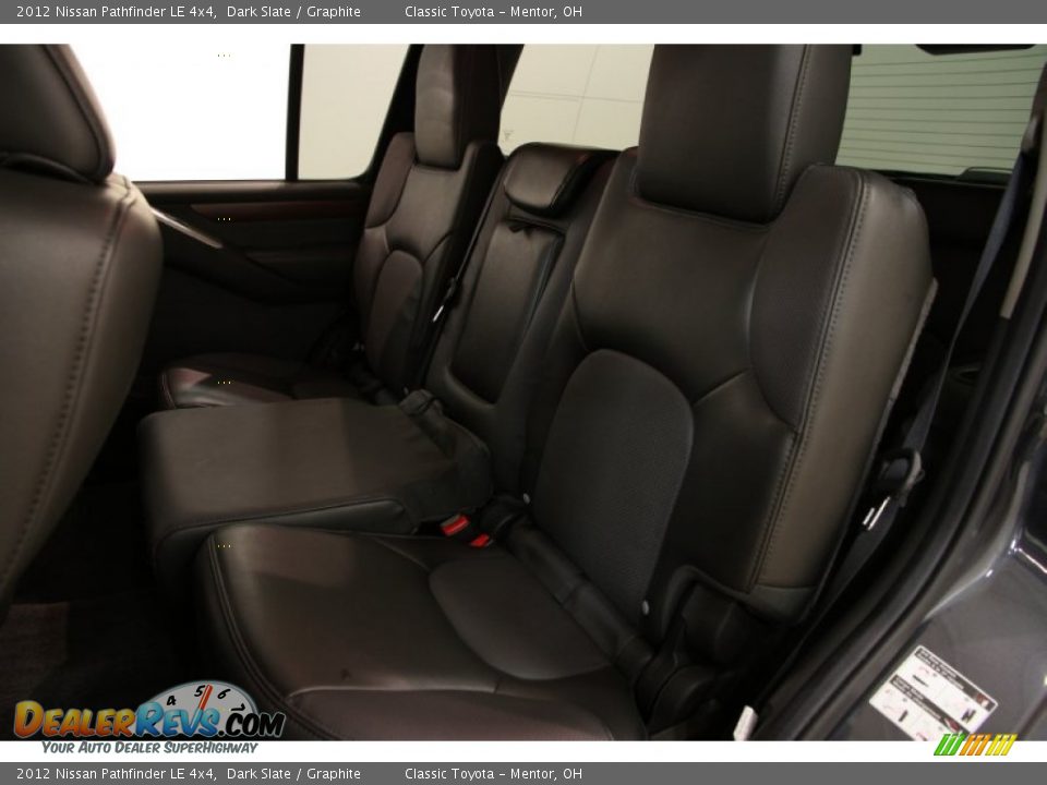 2012 Nissan Pathfinder LE 4x4 Dark Slate / Graphite Photo #20