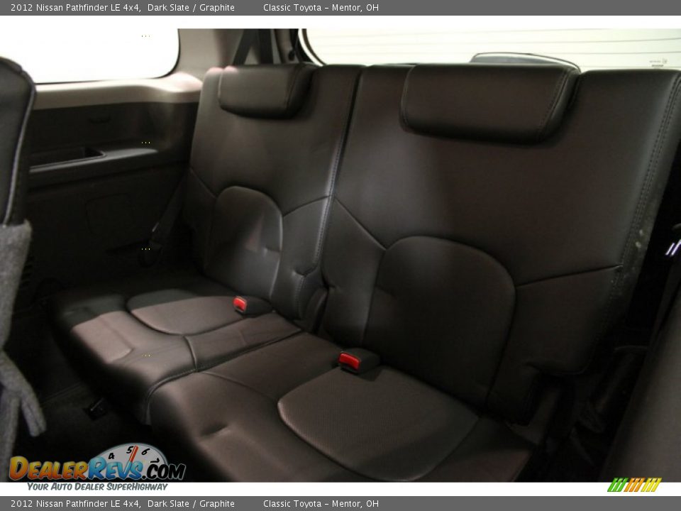 2012 Nissan Pathfinder LE 4x4 Dark Slate / Graphite Photo #21