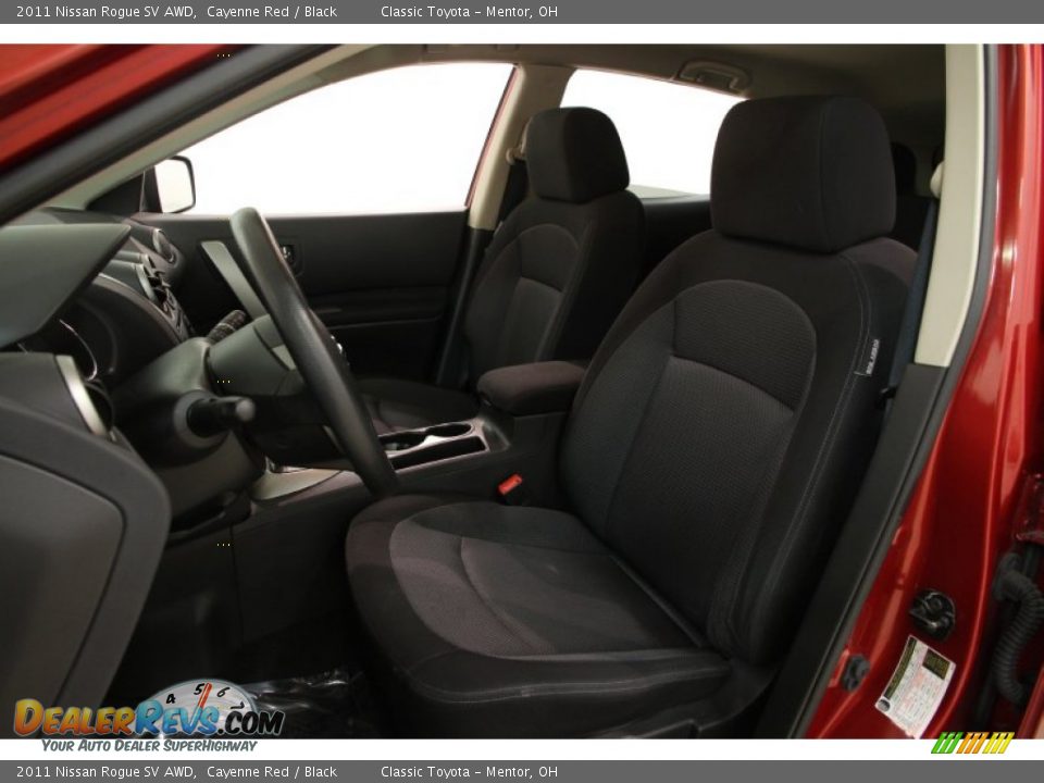 2011 Nissan Rogue SV AWD Cayenne Red / Black Photo #5