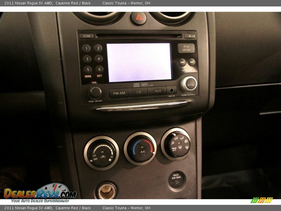Controls of 2011 Nissan Rogue SV AWD Photo #8