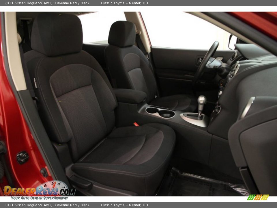 Front Seat of 2011 Nissan Rogue SV AWD Photo #10