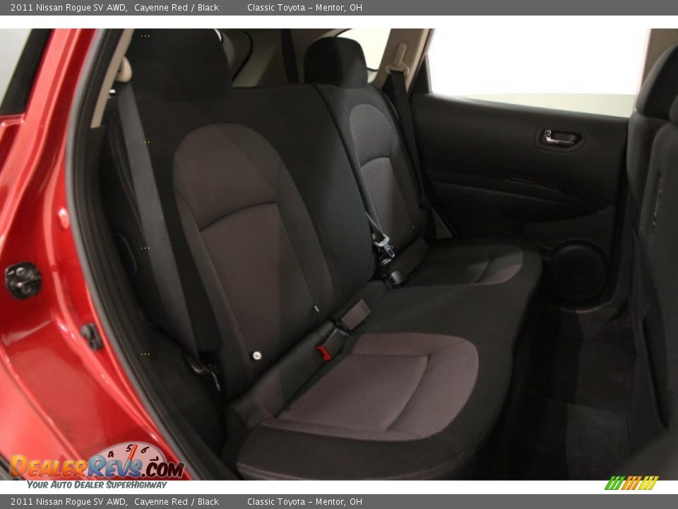 Rear Seat of 2011 Nissan Rogue SV AWD Photo #11