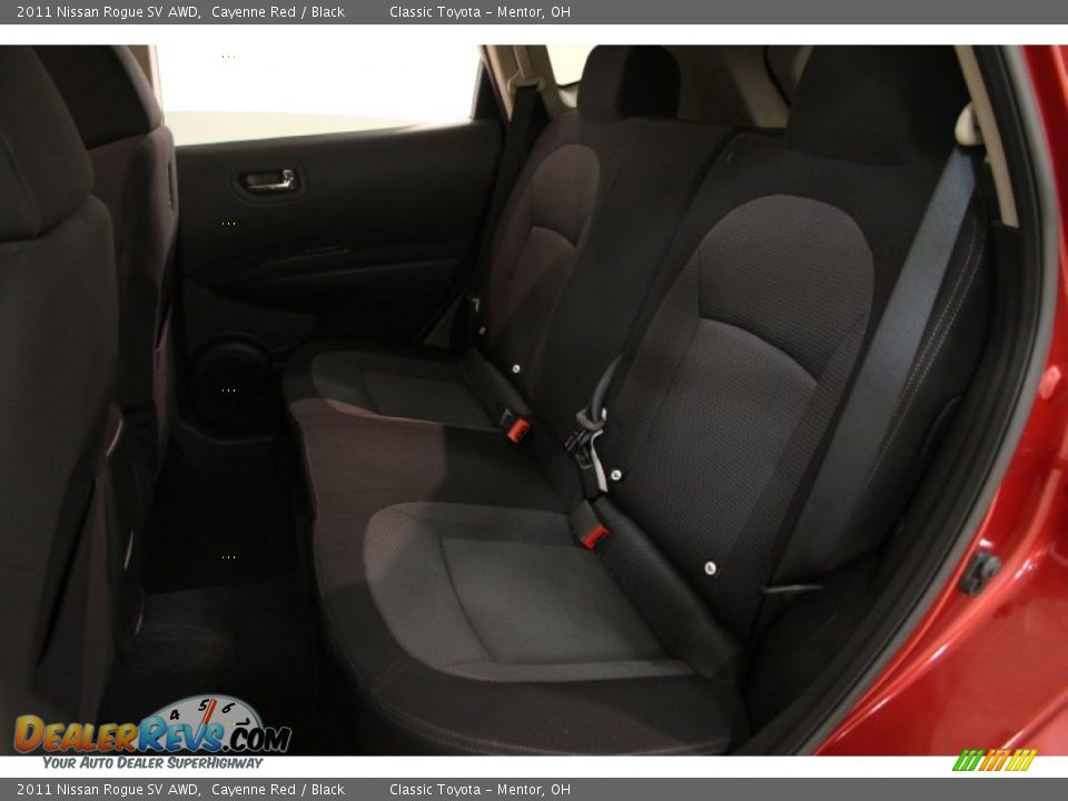Rear Seat of 2011 Nissan Rogue SV AWD Photo #12