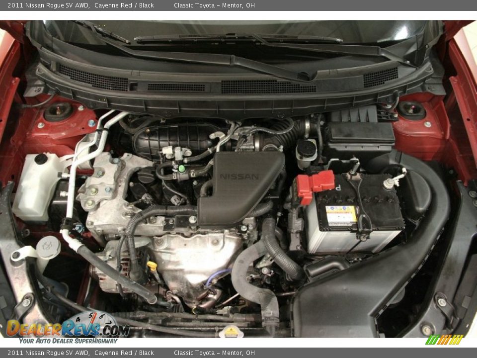 2011 Nissan Rogue SV AWD 2.5 Liter DOHC 16-Valve CVTCS 4 Cylinder Engine Photo #14