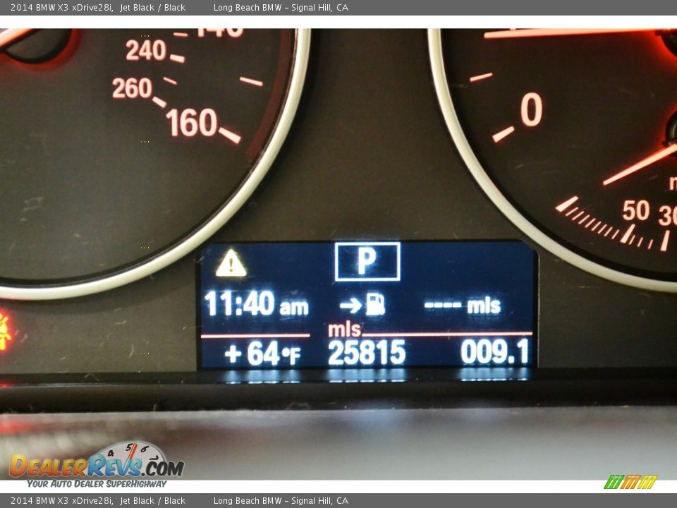 2014 BMW X3 xDrive28i Jet Black / Black Photo #23