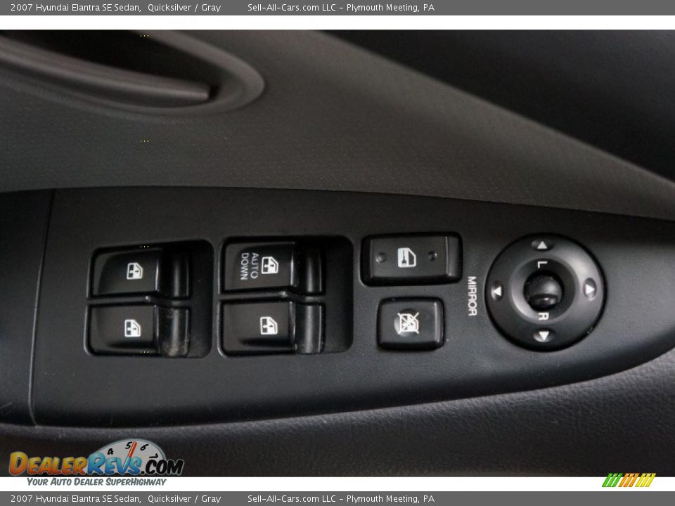 2007 Hyundai Elantra SE Sedan Quicksilver / Gray Photo #13