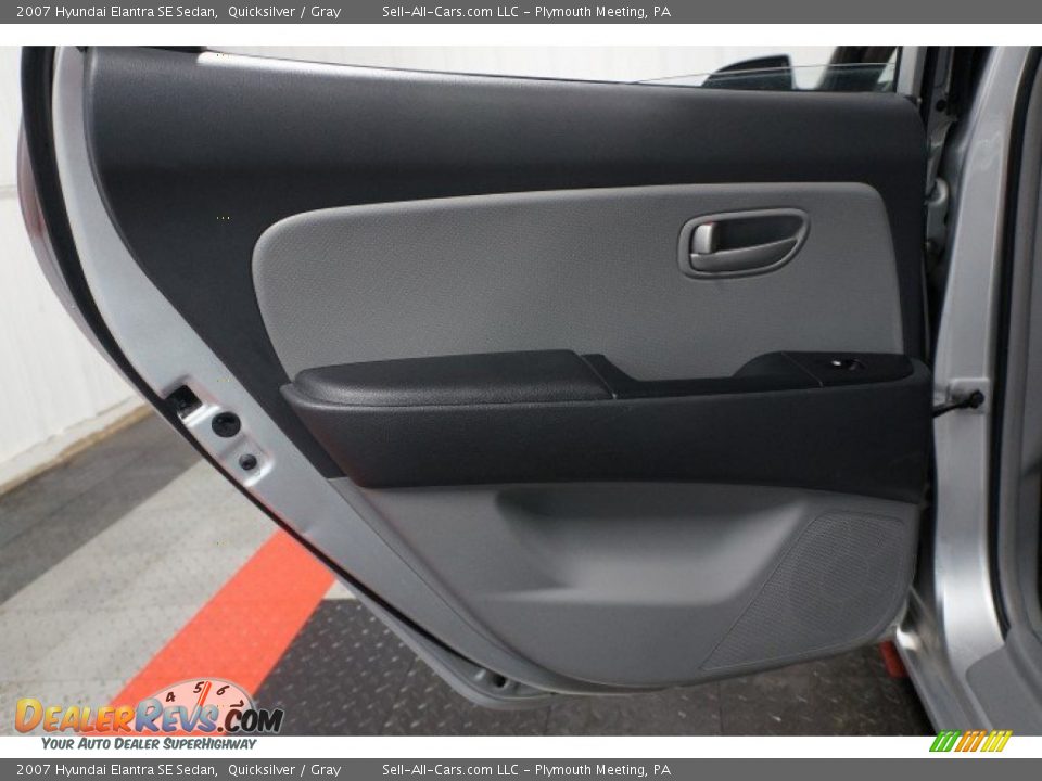 2007 Hyundai Elantra SE Sedan Quicksilver / Gray Photo #15