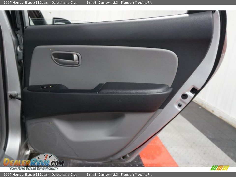 2007 Hyundai Elantra SE Sedan Quicksilver / Gray Photo #16