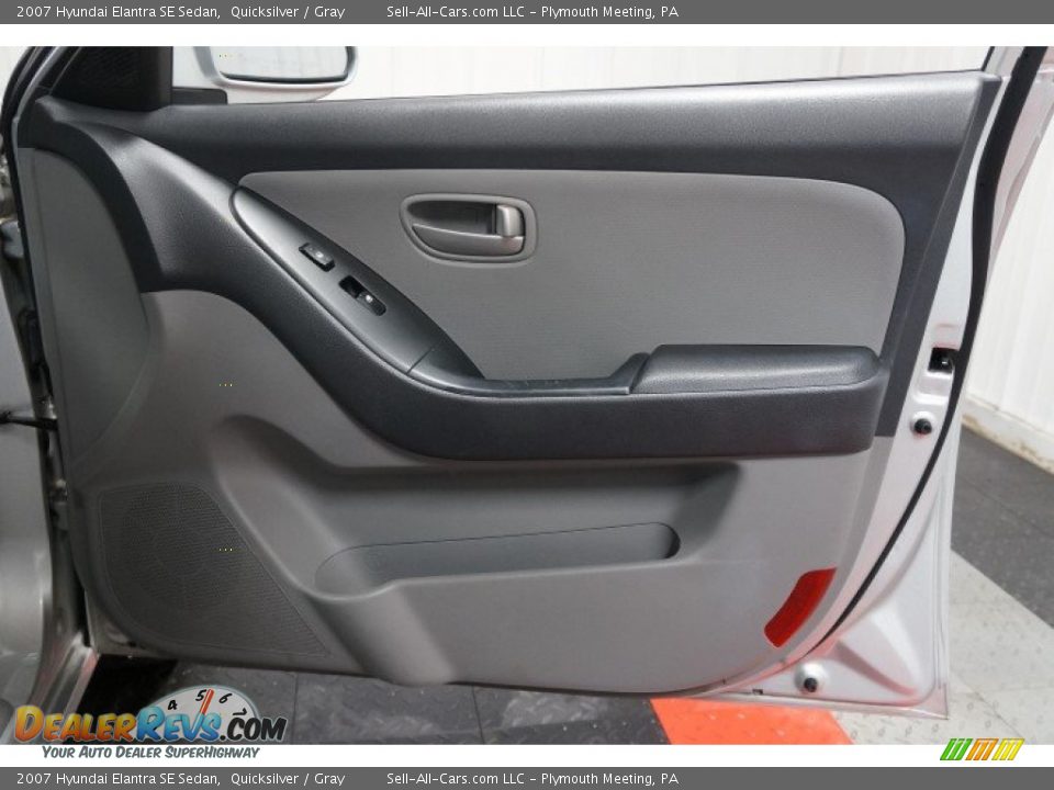 2007 Hyundai Elantra SE Sedan Quicksilver / Gray Photo #17