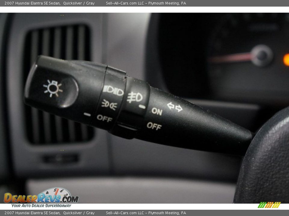 2007 Hyundai Elantra SE Sedan Quicksilver / Gray Photo #23
