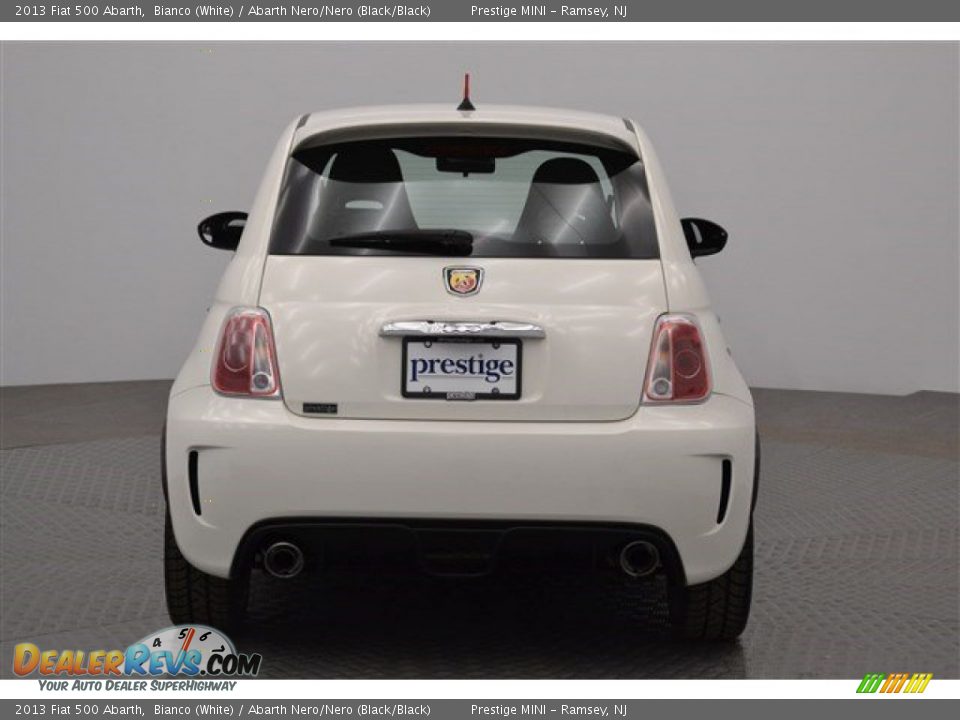 2013 Fiat 500 Abarth Bianco (White) / Abarth Nero/Nero (Black/Black) Photo #4